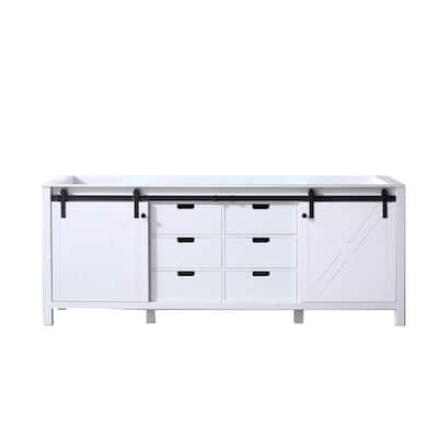Marsyas 84 in W x 22 in D Ash Grey Double Bath Vanity