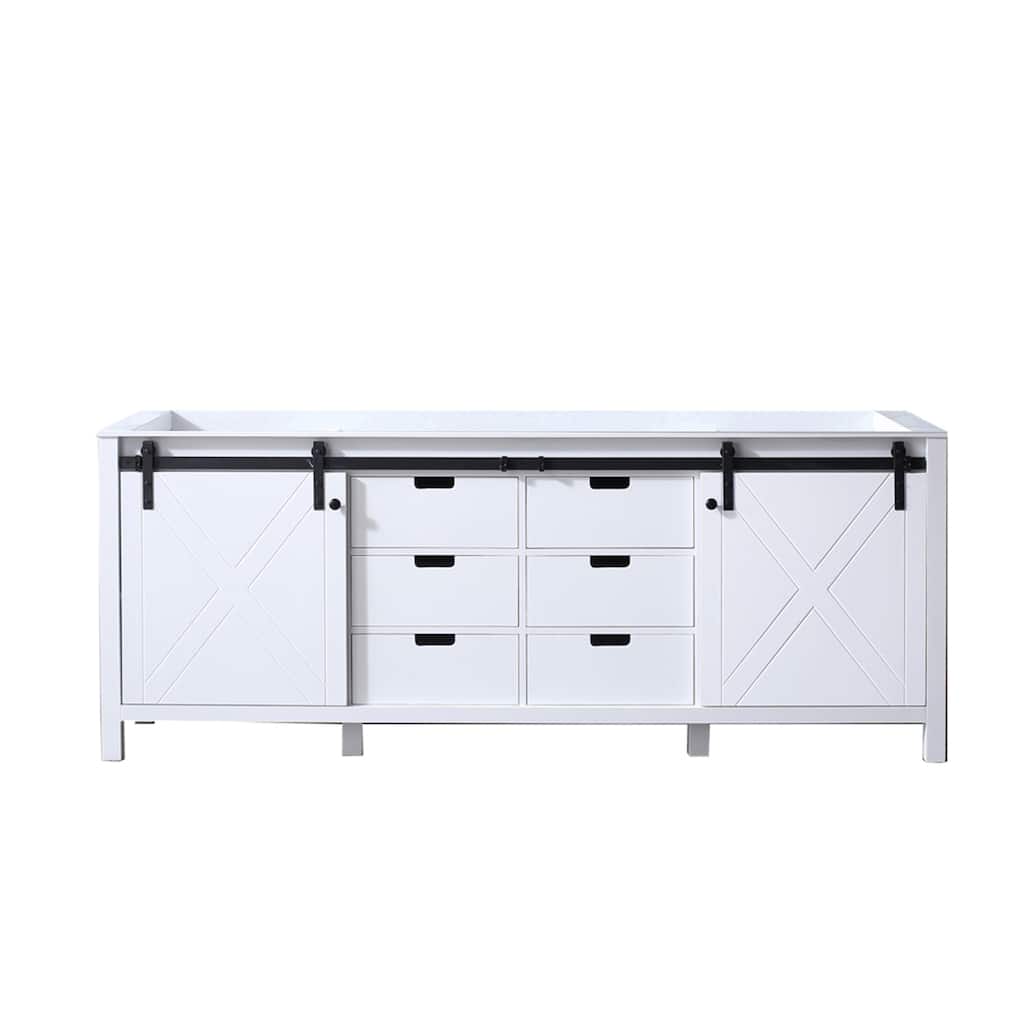 Marsyas 84 in W x 22 in D Ash Grey Double Bath Vanity