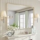 preview thumbnail 30 of 192, KIOTEE Modern Metal Frame Wall Mounted Bathroom Vanity Mirror with 5-year warranty