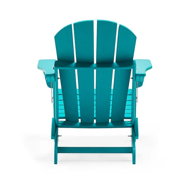 Laguna Outdoor Eco-Friendly Poly Folding Adirondack Chair (Set of 2)
