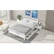 preview thumbnail 5 of 10, Queen Wooden Platform Bed with Drawers, Bedside Tables, and Headboard, White