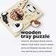 preview thumbnail 4 of 3, Wee Gallery Wooden Tray Puzzle - Birds
