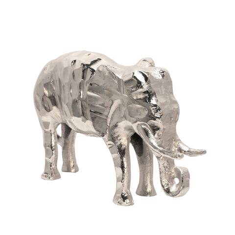 Metal 11" Elephant, Silver
