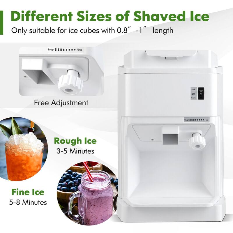 460W Snow Cone Maker Machine Shaver Adjustable