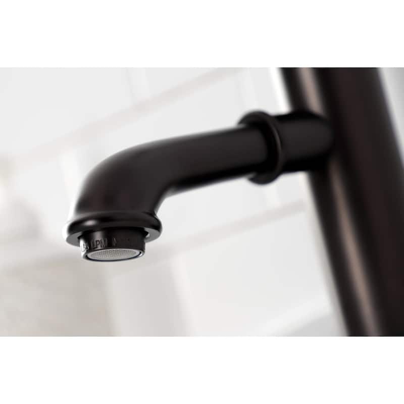 Kingston Brass Paris 1.2 GPM Single Hole Bathroom Faucet with Pop-Up