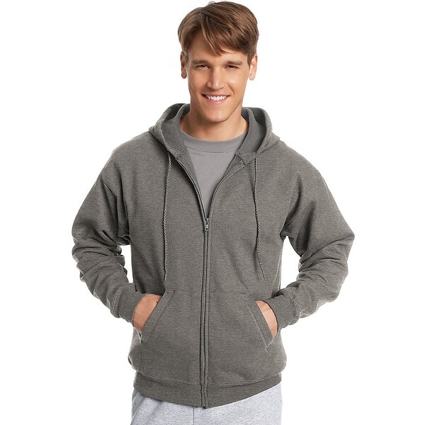 hanes full zip hoodie