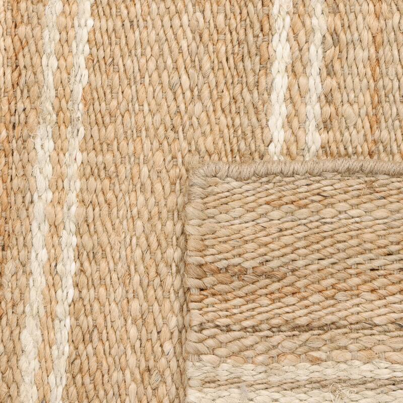 Overton Handmade Modern Contemporary Striped Area Rug