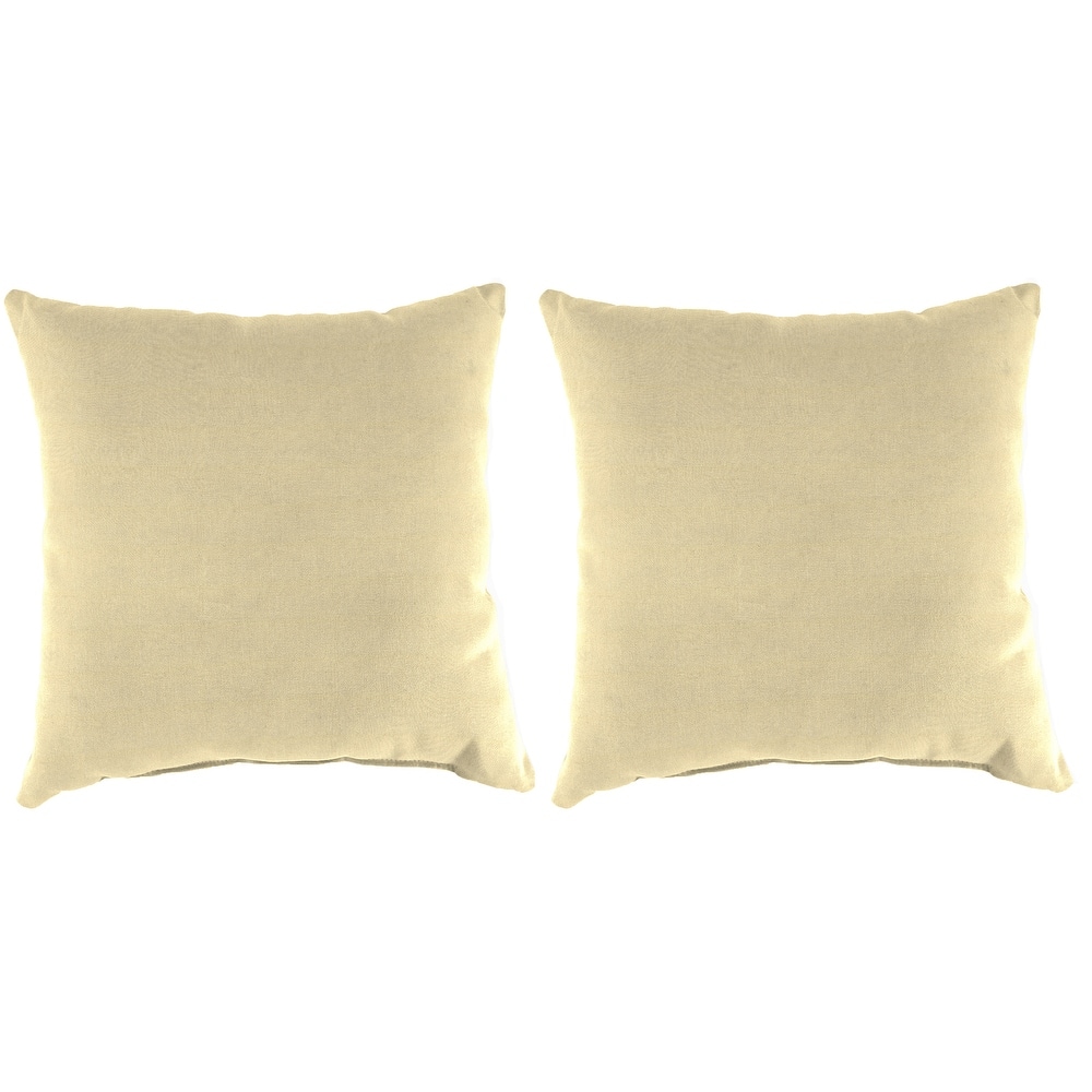 Sunbrella 18" x 18" Outdoor Throw Pillow - Set of 2 - 18'' L x 18'' W x 4'' H