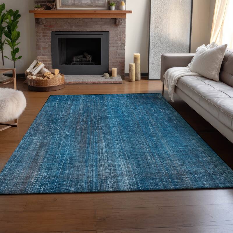 Premium Washable Super Soft Solid Abstract Mayfield Rug