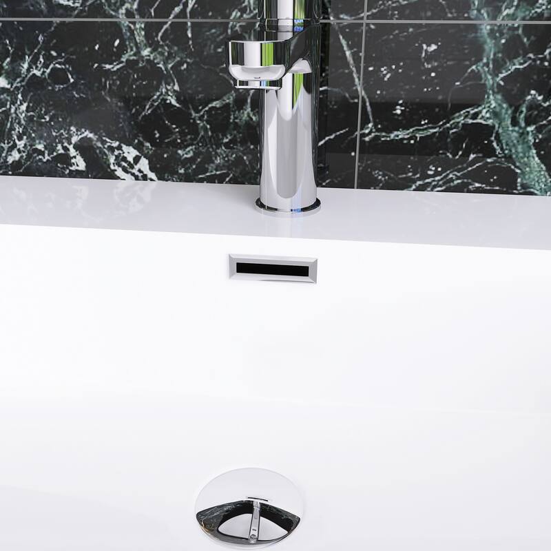 Floating Bathroom Vanity with Integrated Resin Top
