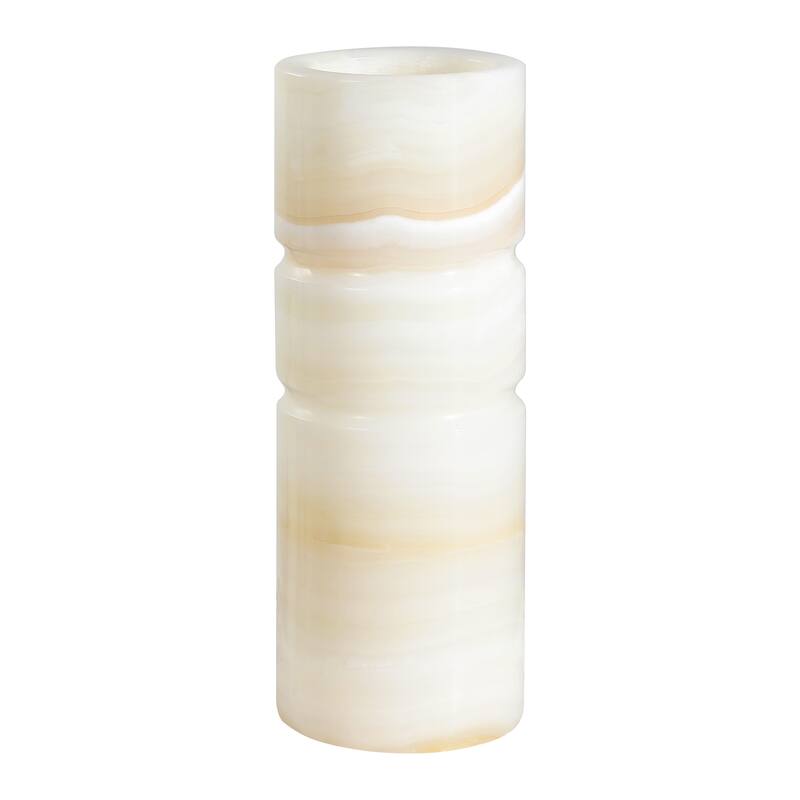 SAFAVIEH Home Kavo 11.8-inch White/Ivory/Rust Jade Vase