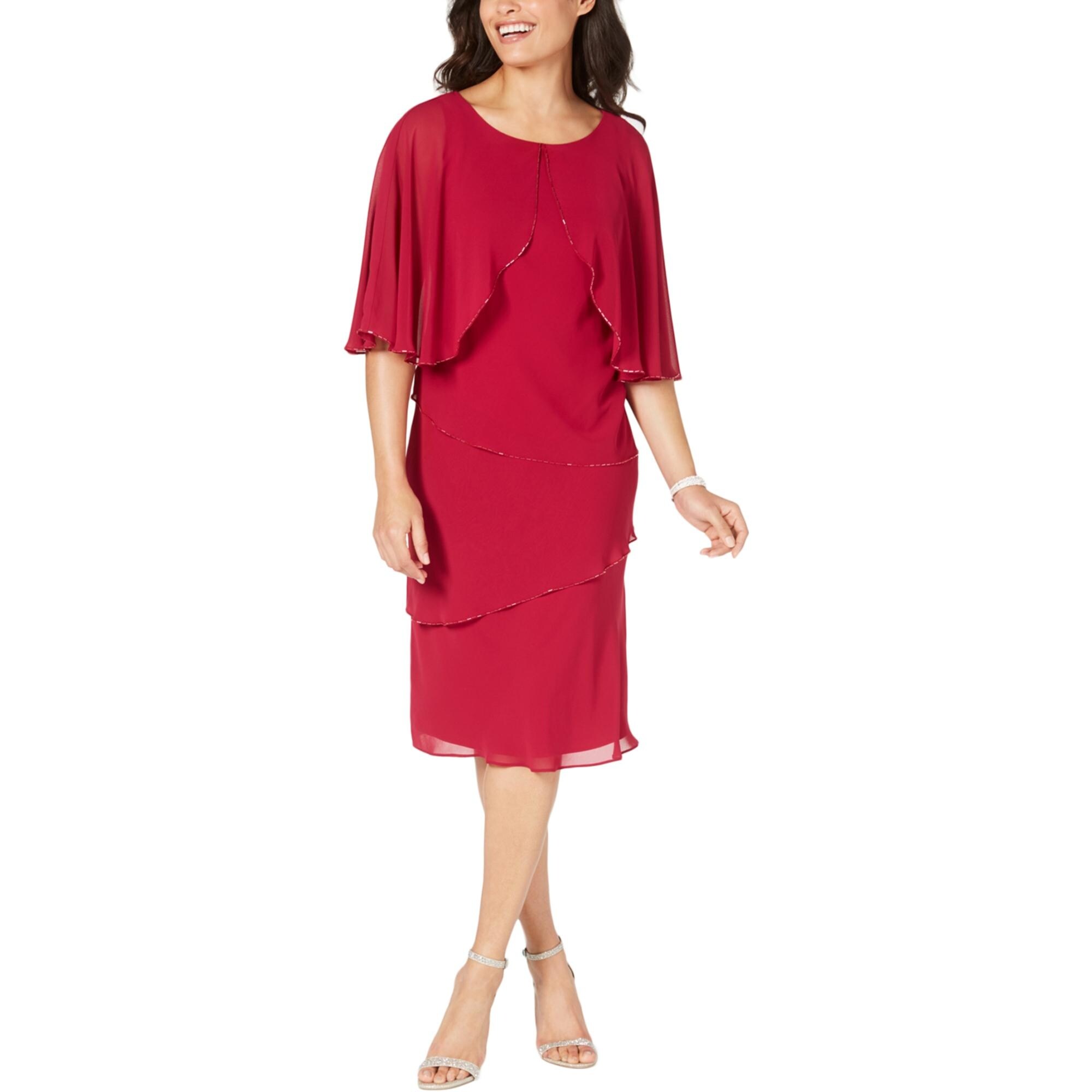 raspberry chiffon embellished maxi dress