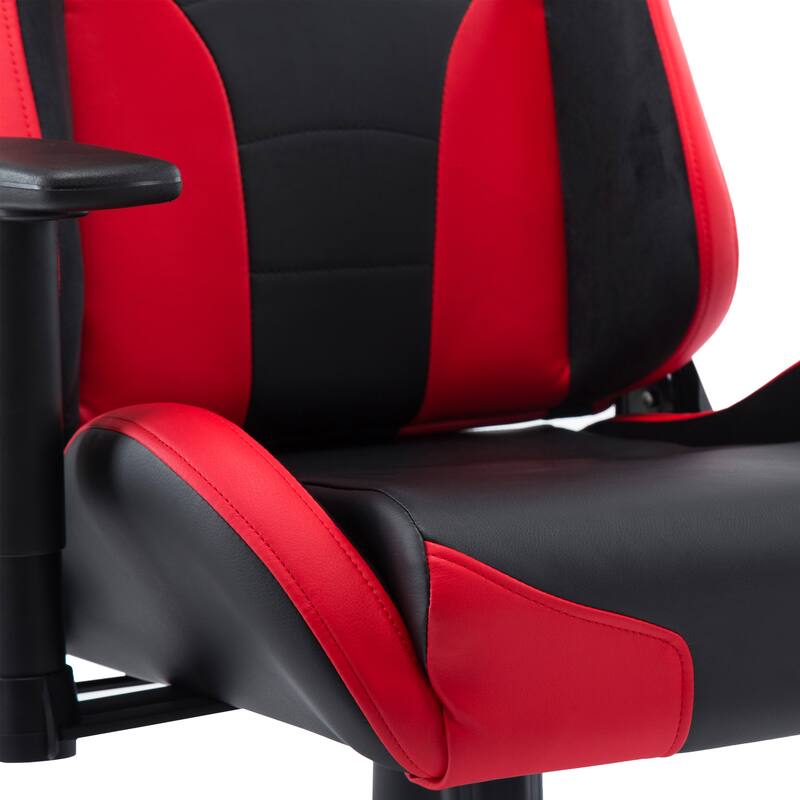 Sport Office-PC Gaming Chair with 150-Degree Recline, Adjustable Seat & 2D Armrests, Durable Nylon Base