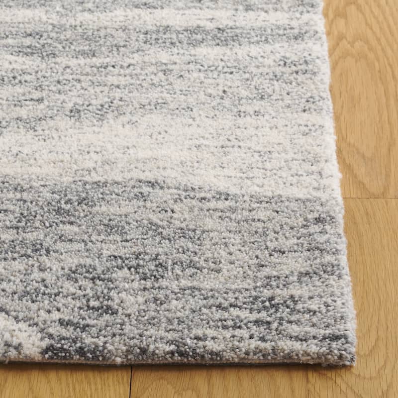 SAFAVIEH Handmade Ebony Barteldina Modern & Contemporary Wool Rug