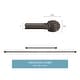 preview thumbnail 19 of 33, Adjustable Window Curtain Rod and Cap Shaped Finial