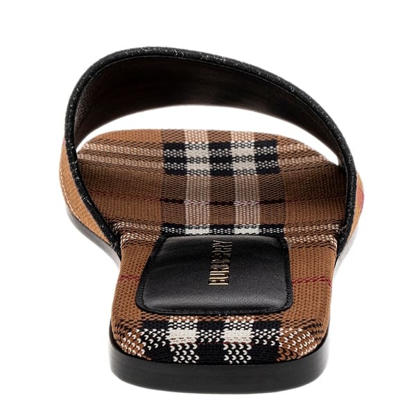 Burberry Check Flat Slides - Bed Bath & Beyond - 42712666 display picture 3