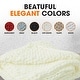preview thumbnail 42 of 48, Cheer Collection Ultra Plush Chunky Cable Knit Throw Blanket