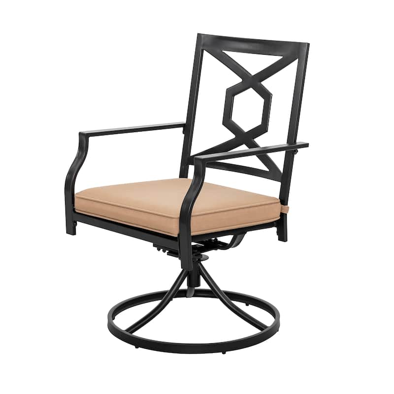 Outdoor Set With Swivel Chairs