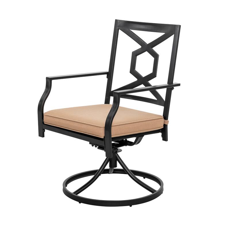Nuu Garden 5-Piece Patio Furniture Set with Fire Pit Table - 5 PCS