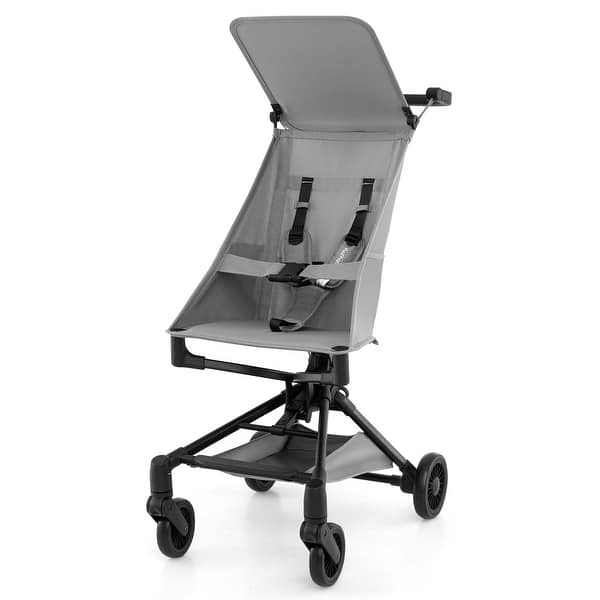 slide 2 of 18, Lightweight Foldable Compact Travel Stroller with Metal Frame Suitable for All Types of Surface - 26" x 18" x 46"