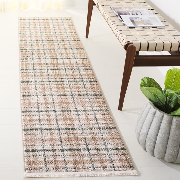 SAFAVIEH Oxford Plaids Dagmara Farmhouse Rug - On Sale - Bed Bath