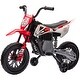 preview thumbnail 10 of 28, Kids Electric Motorcycle with Training Wheels, Speed Control, Shock Absorbers, and Built-in Music System for Safe Riding