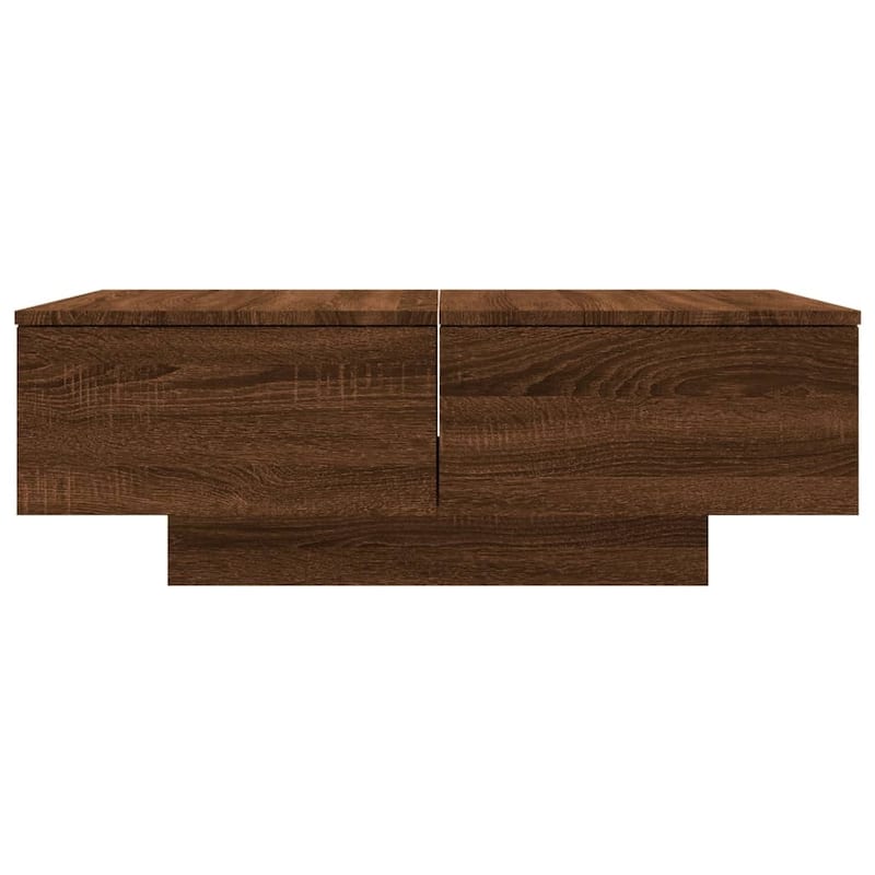 vidaXL Coffee Table Accent Side End Sofa Table for Living Room Engineered Wood - 35.4" x 23.6" x 12.2"