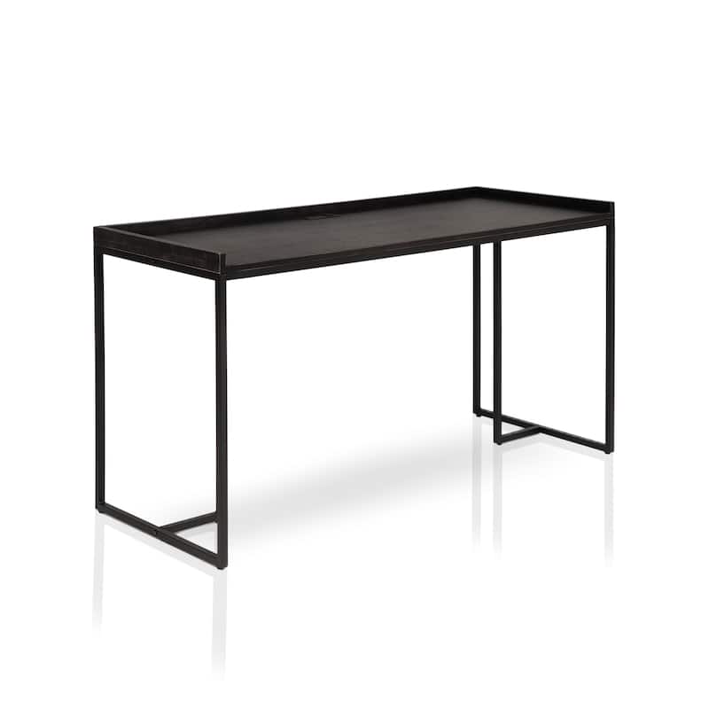 Magnus Industrial 59-inch Metal Computer Desk with USBs by Furniture of America