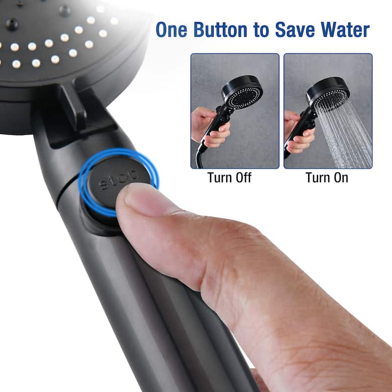 PROOX Dual Shower Head w/ High Pressure Shower Handheld Combo