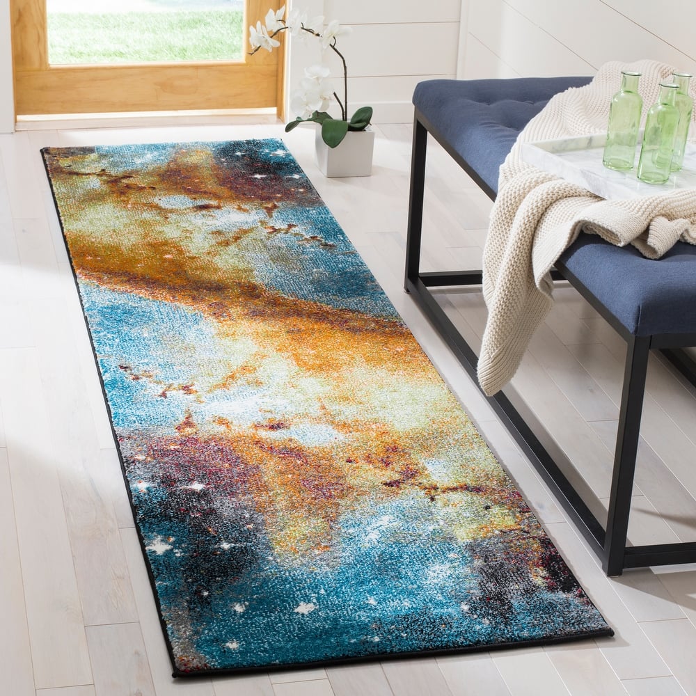 SAFAVIEH Galaxy Ljiljana Modern Abstract Celestial Rug