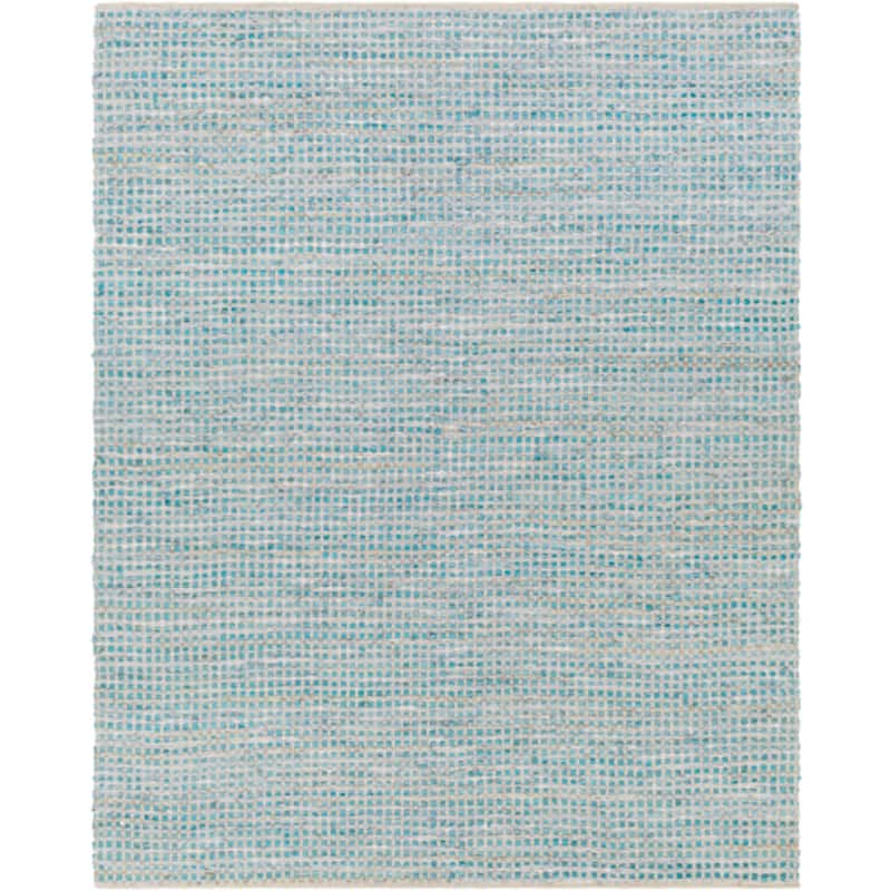 Livabliss Franklin Cotton/ Leather Area Rug