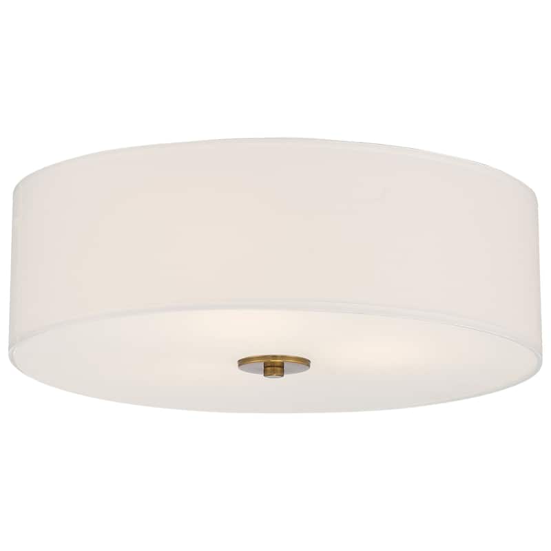 Access Lighting Mid Town 18" LED Flush Mount - Antique Brushed Brass
