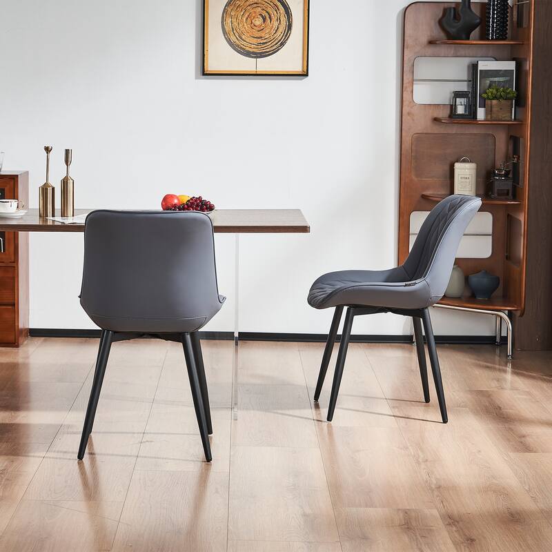Modern Dining Chairs Set of 2 Upholstered Dining Room Chairs