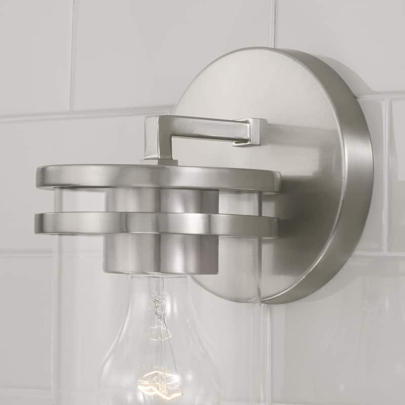 Fuller 1-light Wall Sconce w/ Clear Glass