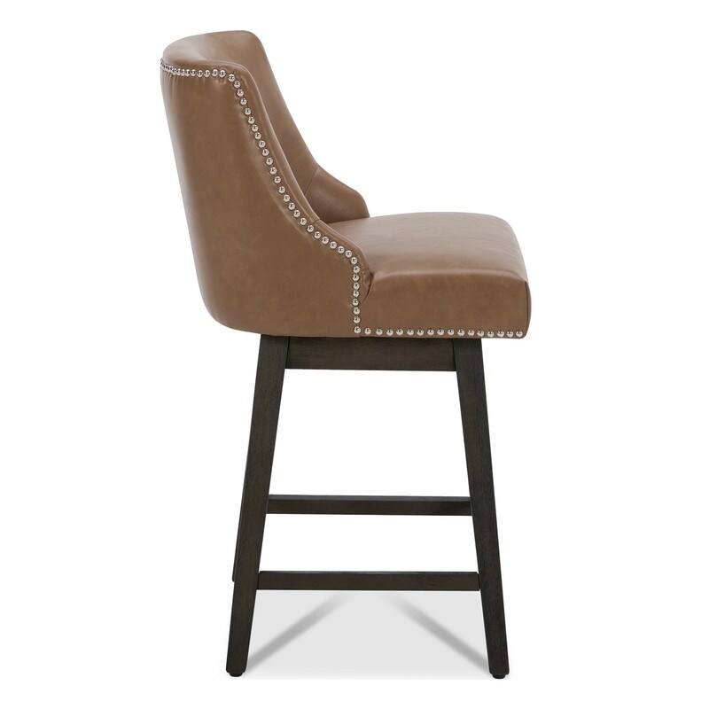 Oliver Counter Height Swivel Barstool Set of 2 Bed Bath Beyond 37997928