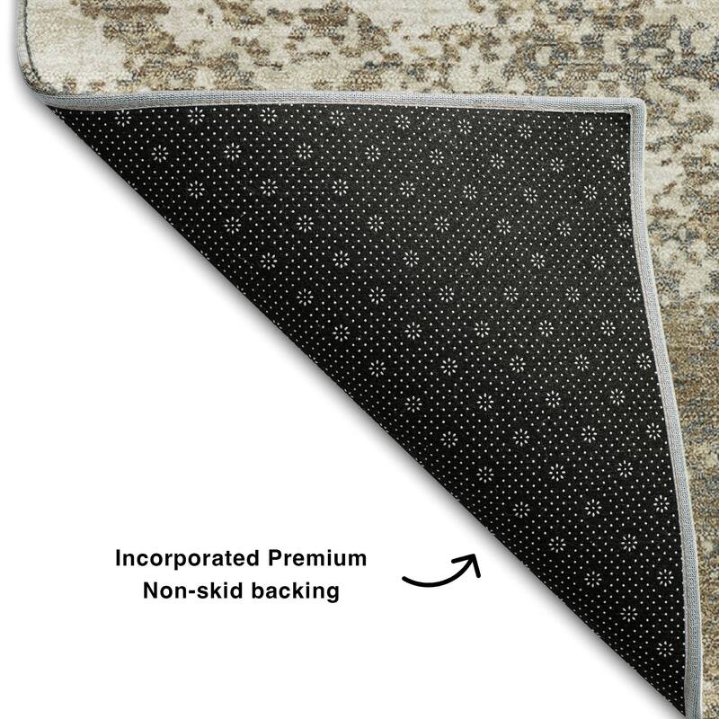 Premium Washable Super Soft Abstract Solid Mayfield Rug