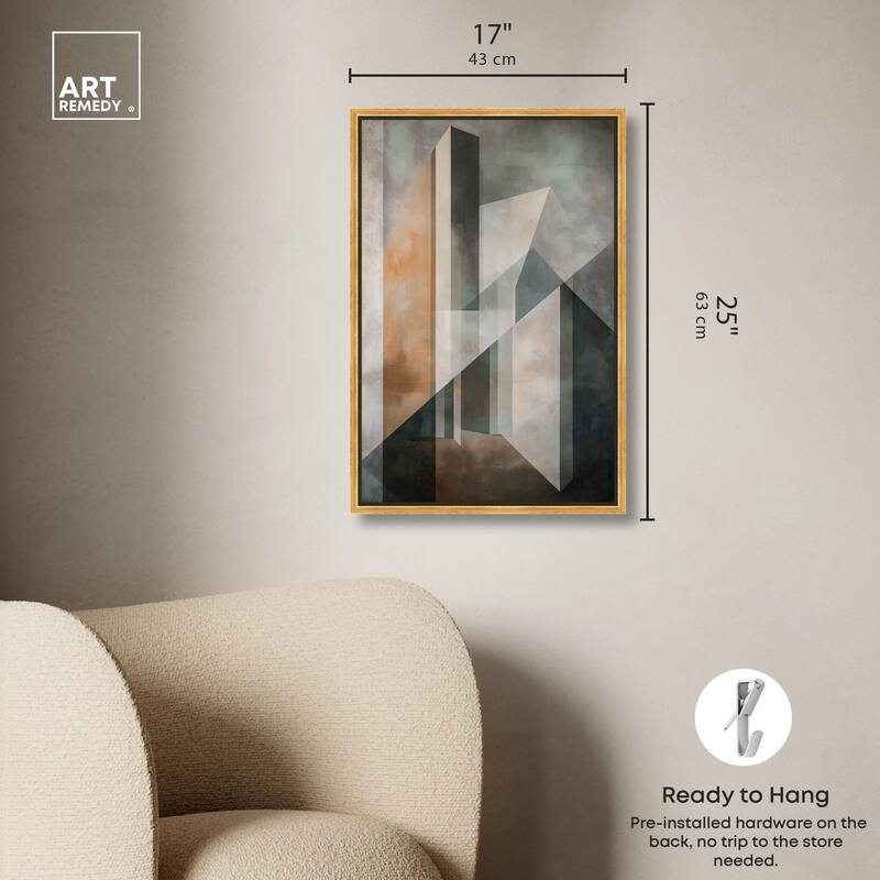 Spatial Geometry Canvas by Art Remedy