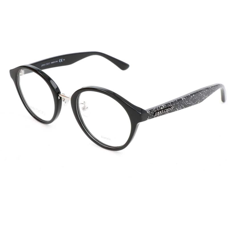 Jimmy Choo Women's 48mm Black Glitter Opticals JC197-F-NS8-48