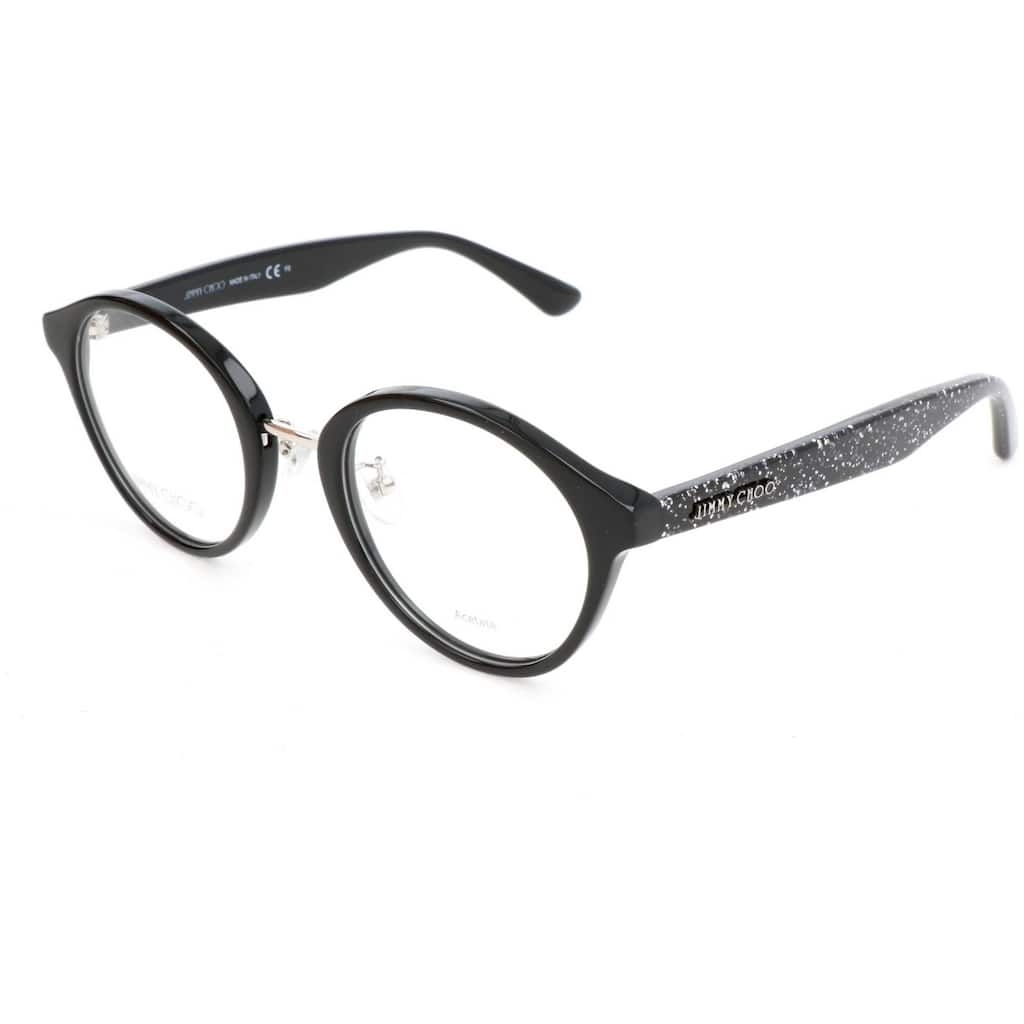 Jimmy Choo Women's 48mm Black Glitter Opticals JC197-F-NS8-48