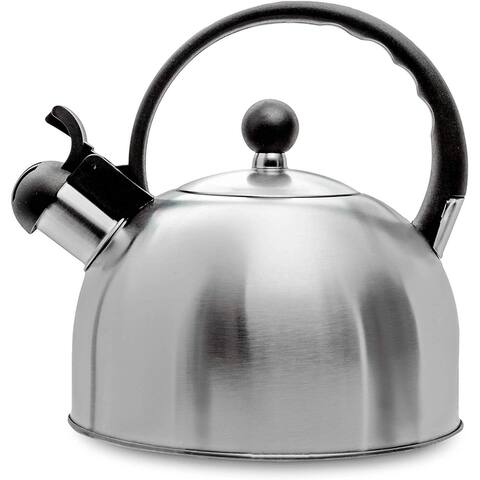 Premius Stainless Steel Whistling Tea Kettle, 2.5 Liters - 2.5 Liters