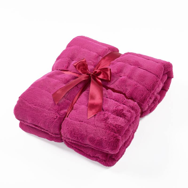 Supermink Decorative Fauxfur Throw 50'' x 60''