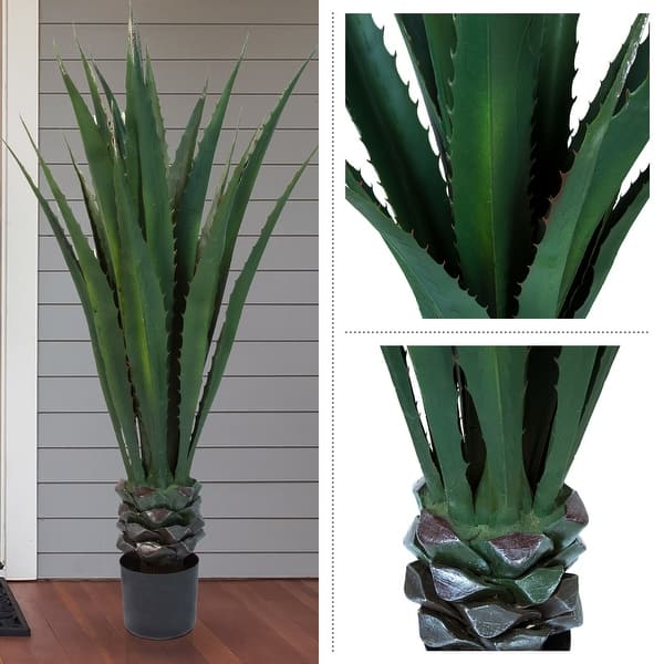 Pure Garden Giant Agave Fake Plant - 52-Inch - Bed Bath & Beyond - 11765296