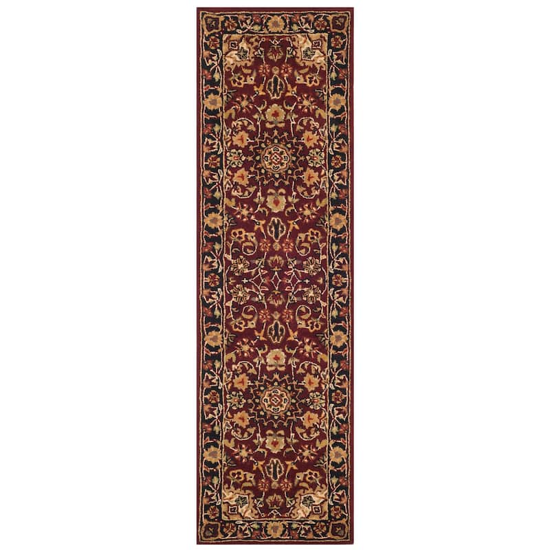 SAFAVIEH Handmade Classic Gordana Traditional Oriental Wool Rug - 11' x 15' - Burgundy/Navy