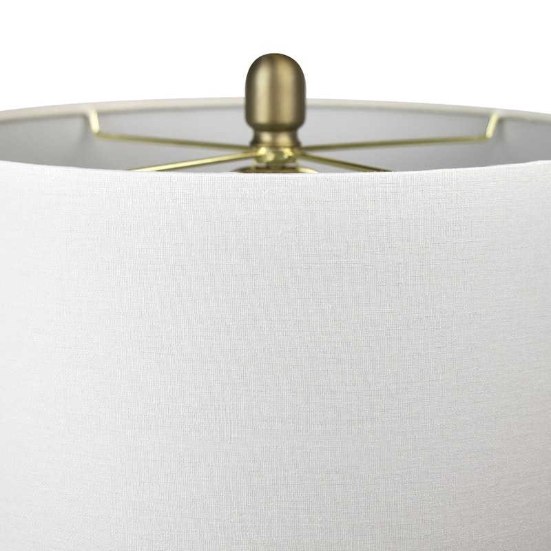 Silver Orchid Stone 29" Table Lamp with Empire Shade (Set of 2)