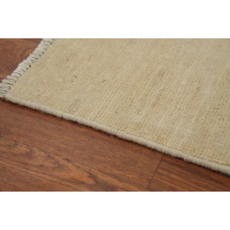 Hand Knotted Modern Wool Multi-Colored Abstract Area Rug - 8' 6'' X 6' 1''