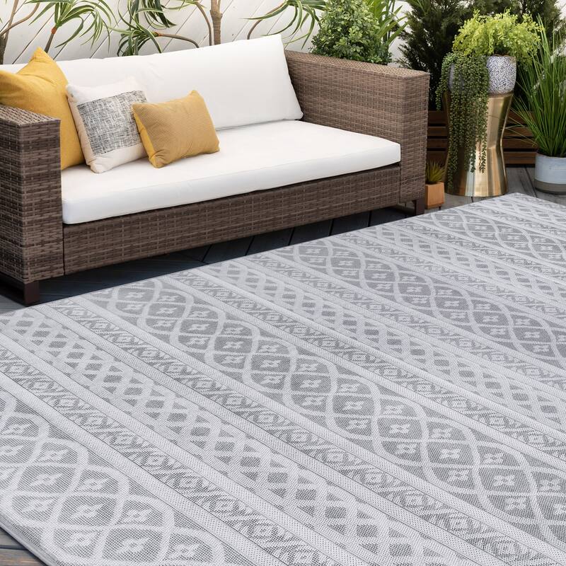 Vision Coastal Stripe Indoor/Outdoor Area Rug