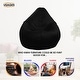 preview thumbnail 7 of 7, Leatherette Bean Bag Cover Filling Not Included, Ideal for Children and Teenagers by Ample Decor