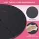 preview thumbnail 3 of 8, Soozier Pole Dance Mat, 2"T x 5'W Folding Pole Dance Mat for Home, Lightweight and Foldable, Black