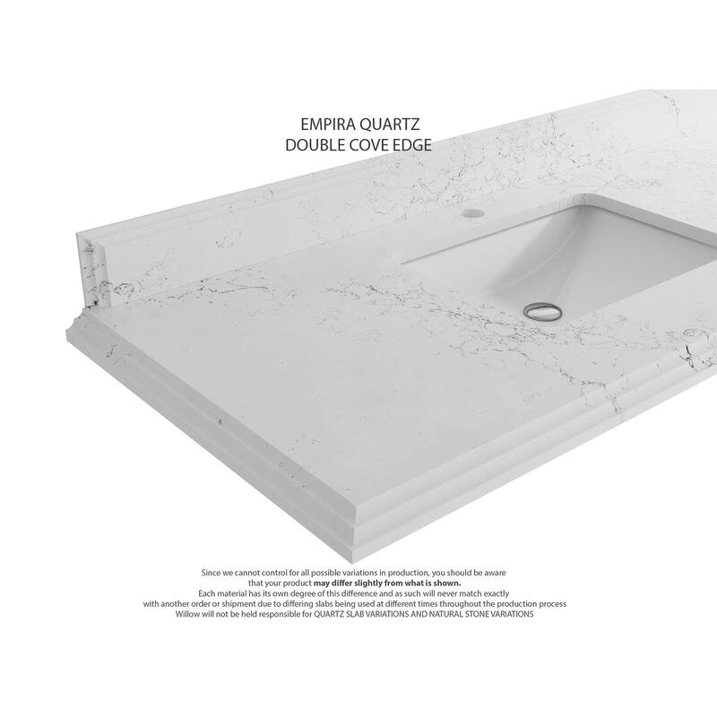 Willow Collections 24 x 22 Sonoma Teak Wood Single Bowl Sink Bathroom Vanity in Golden Teak with Countertop