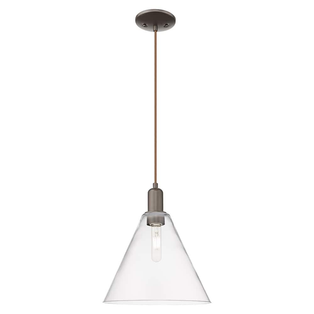 Innovations Lighting Endless Possibilities Arcadia - Berkshire Glass - 1 Light 12" Cord Hung Mini Pendant
